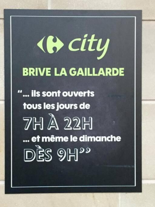 Logement A Brive Avec Terrasse Et Climatisation - Pres De La Gare Et Du Centre-Ville - Wifi Et Stationnement Gratuit エクステリア 写真